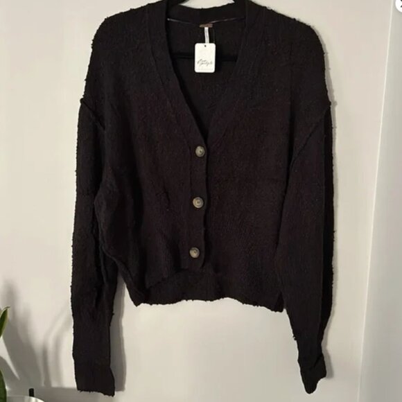 ✨ Free People Found My Friend Cardi | Size XS | Cozy Knit Button-Front Cardigan - Picture 4 of 5